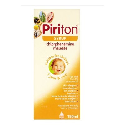 Piriton Hayfever and Allergy Relief Syrup 150ml