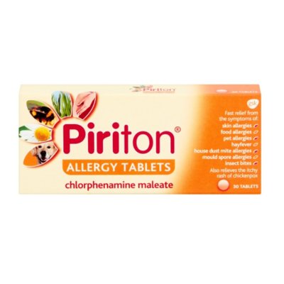 Piriton allergy tablets 30s